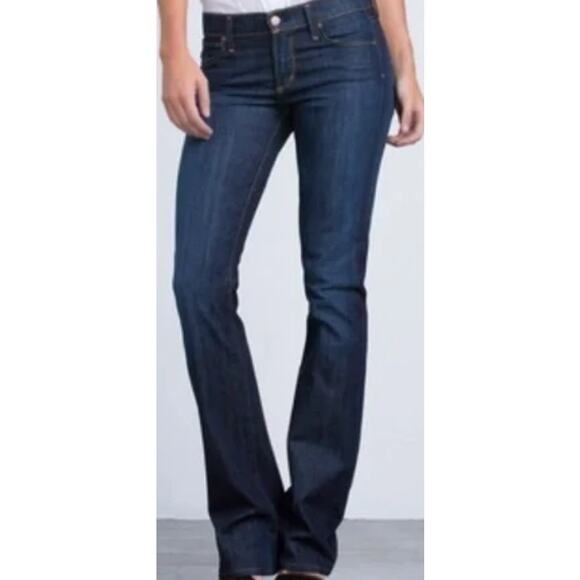 Citizens Of Humanity Denim - Citizens of Humanity Blue Dark Wash Kelly Stretch Low Rise Bootcut Jeans Sz 30